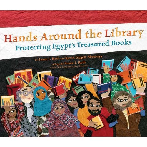 hands around the library