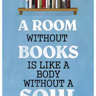 a-room-without-books-cicero-quote-art-print-poster
