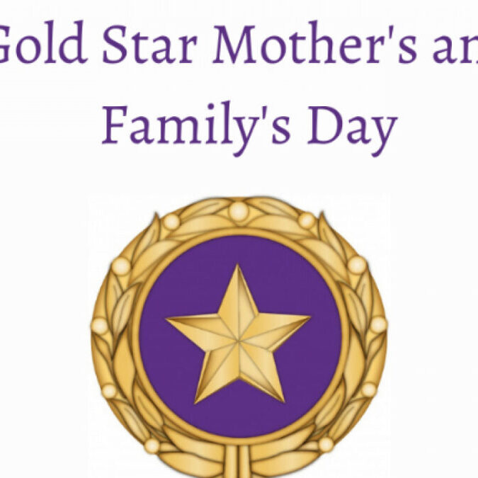 Gold Star Mother's and Family's Day emblem